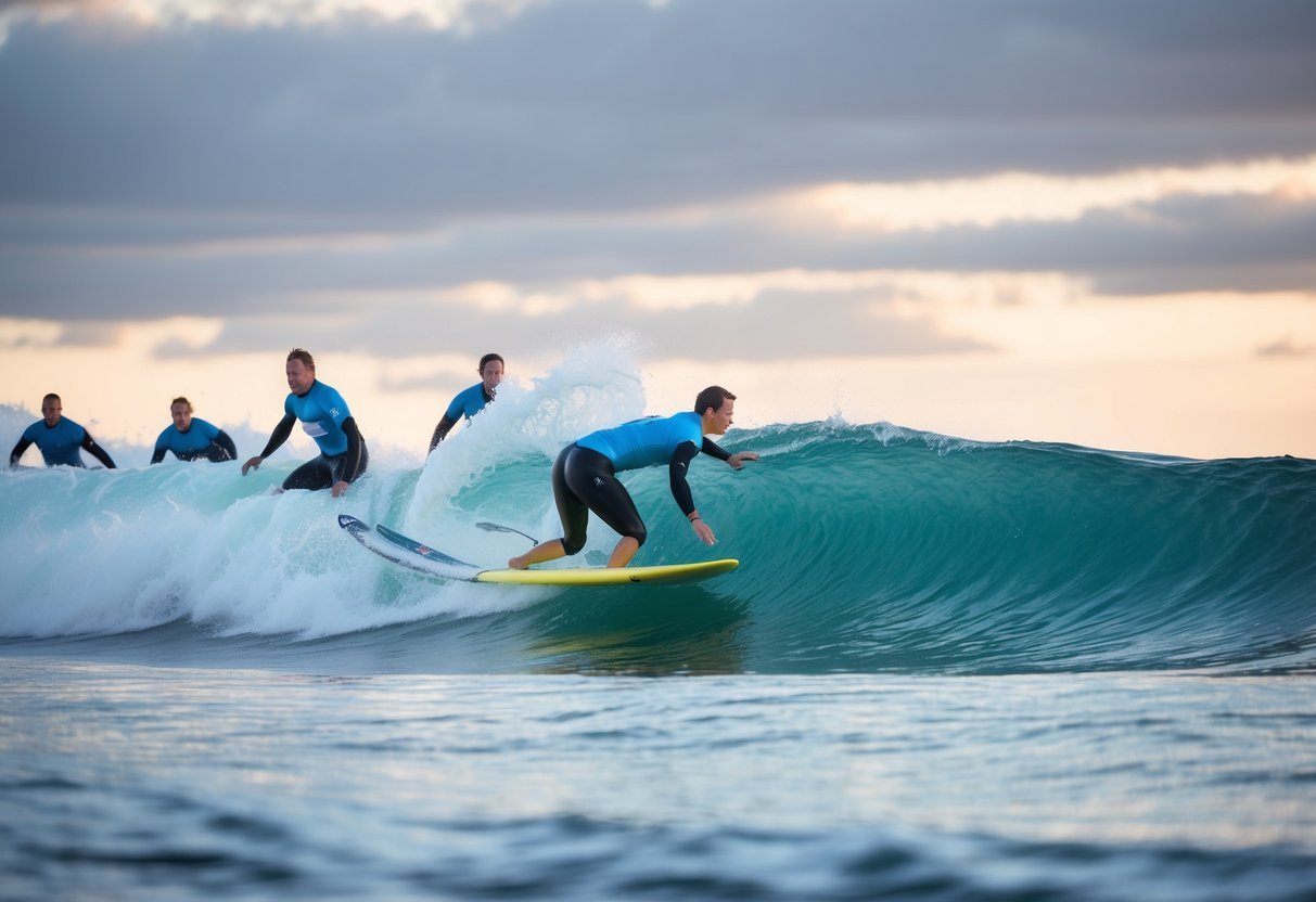 Surfers with disabilities ride waves at the Adaptive Surfing Championships in Australia